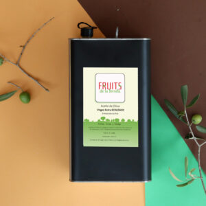 Lata de Aceite de Oliva Virgen Extra Ecológico Fruits de la Terreta, 3 litros